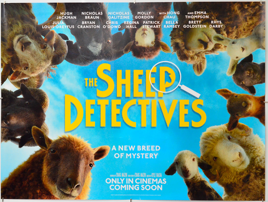 The Sheep Detectives - Original Quad Poster - Film Poster - Movie Poster