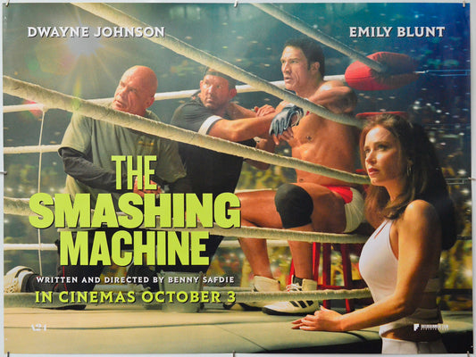 The Smashing Machine - Original Quad Poster - Film Poster - Movie Poster