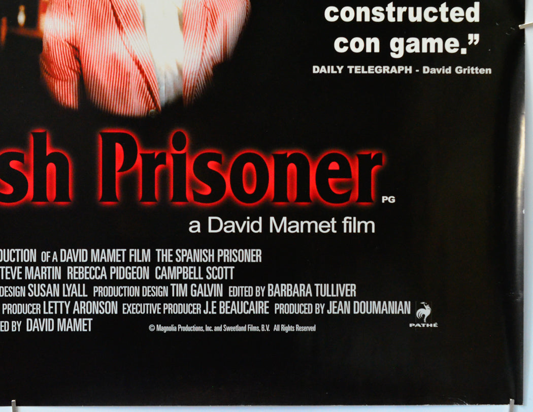 The Spanish Prisoner (Bottom Right) Cinema Quad Movie Poster 