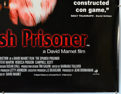 The Spanish Prisoner (Bottom Right) Cinema Quad Movie Poster 