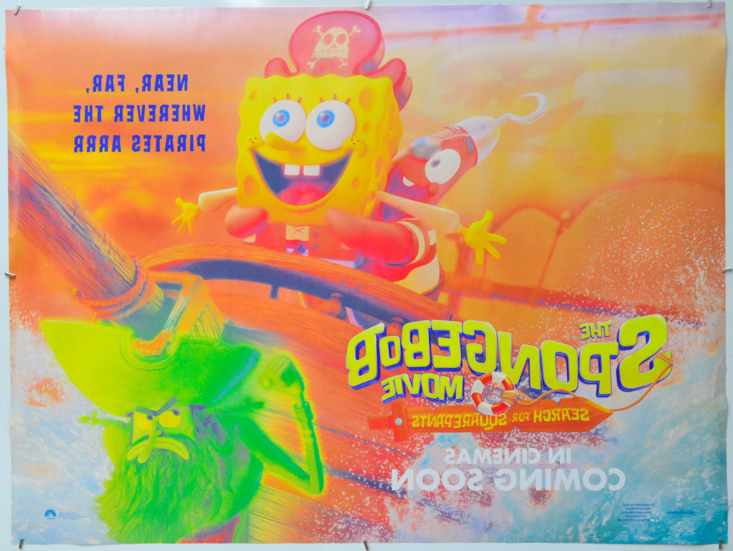 The Spongebob Movie: Search for Squarepants (Back) Cinema Quad Movie Poster 