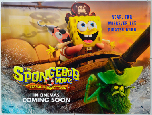The Spongebob Movie: Search for Squarepants - Original Quad Poster - Film Poster - Movie Poster
