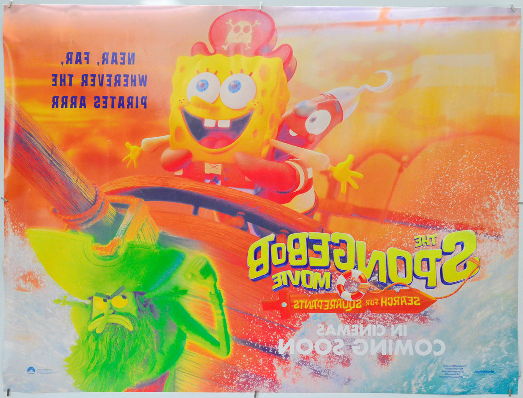 The Spongebob Movie: Search for Squarepants (Back) Cinema Quad Movie Poster 