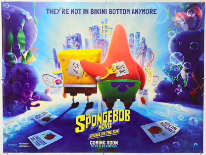 The Spongebob Movie: Sponge On The Run” Original Quad Poster