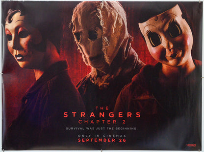 The Strangers: Chapter 2 - Original Quad Poster - Film Poster - Movie Poster