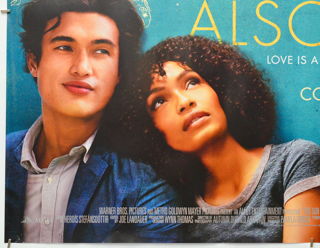 The Sun Is Also A Star (Bottom Left) Cinema Quad Movie Poster 