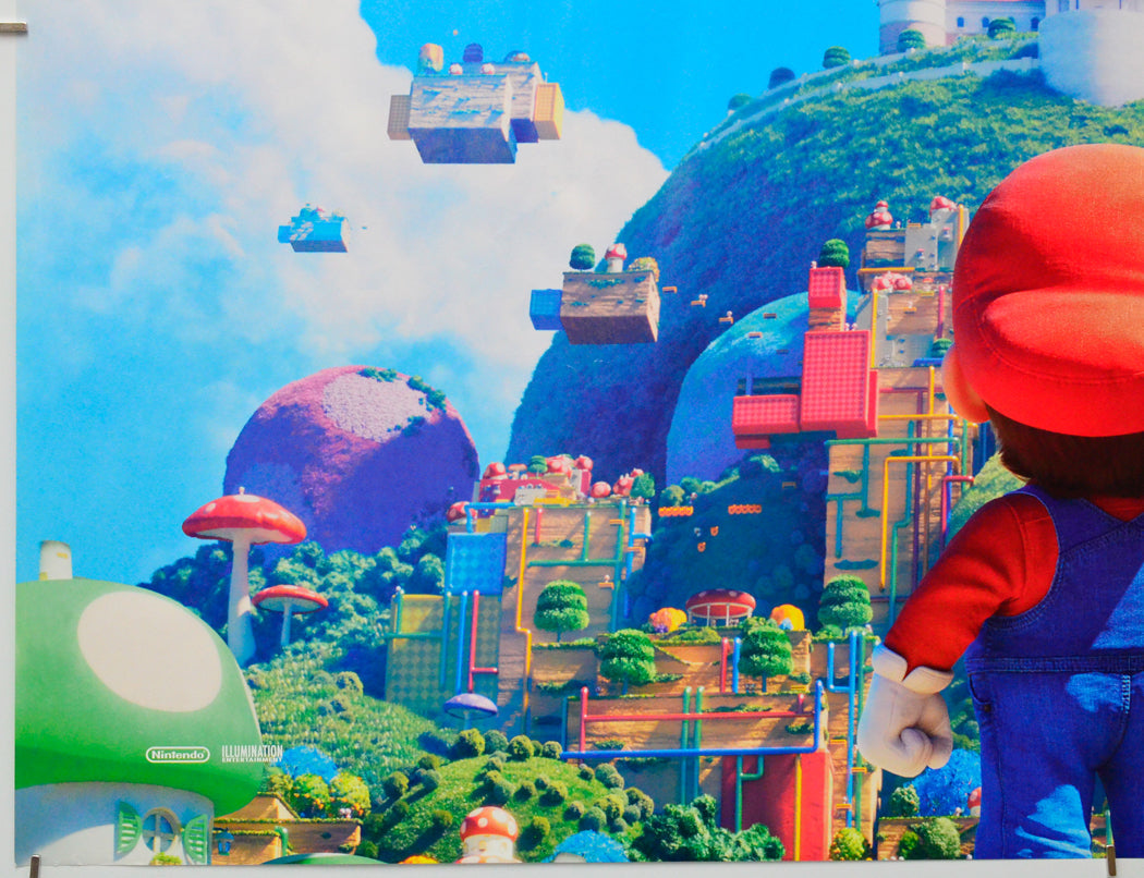 The Super Mario Bros. Movie (Bottom Left) Cinema Quad Movie Poster 