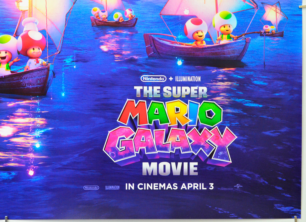 The Super Mario Galaxy Movie (Bottom Right) Cinema Quad Movie Poster 