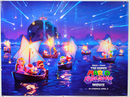 The Super Mario Galaxy Movie - Original Quad Poster - Film Poster - Movie Poster