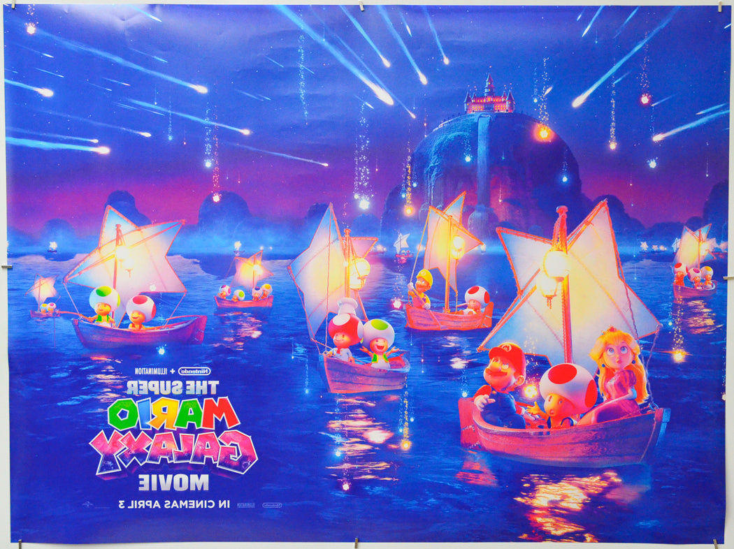 The Super Mario Galaxy Movie (Back) Cinema Quad Movie Poster 
