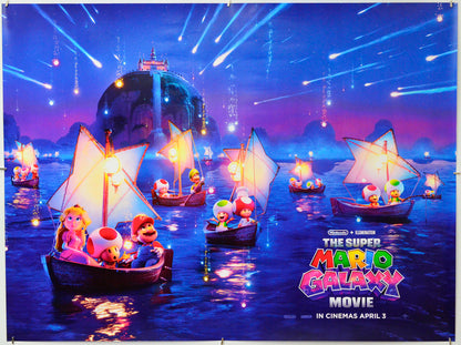 The Super Mario Galaxy Movie - Original Quad Poster - Film Poster - Movie Poster