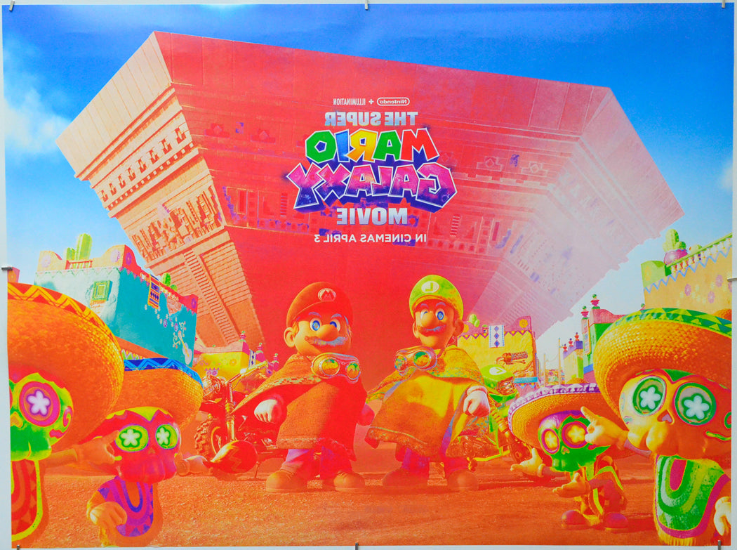 The Super Mario Galaxy Movie (Back) Cinema Quad Movie Poster 