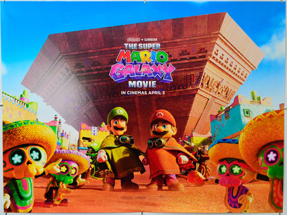 The Super Mario Galaxy Movie - Original Quad Poster - Film Poster - Movie Poster
