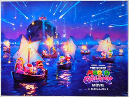 The Super Mario Galaxy Movie - Original Quad Poster - Film Poster - Movie Poster