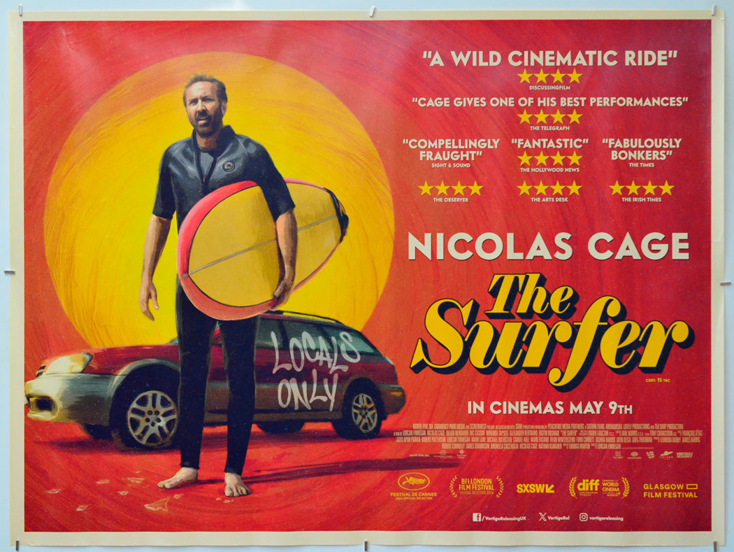 The Surfer - Original Quad Poster - Film Poster - Movie Poster