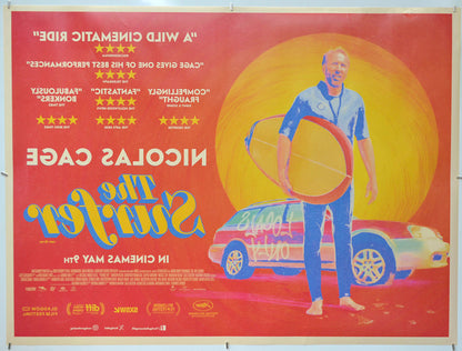 The Surfer (Back) Cinema Quad Movie Poster 