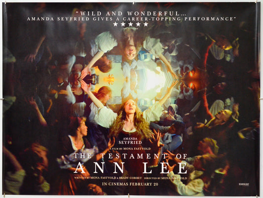 The Testament of Ann Lee - Original Quad Poster - Film Poster - Movie Poster