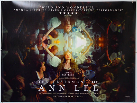 The Testament of Ann Lee - Original Quad Poster - Film Poster - Movie Poster