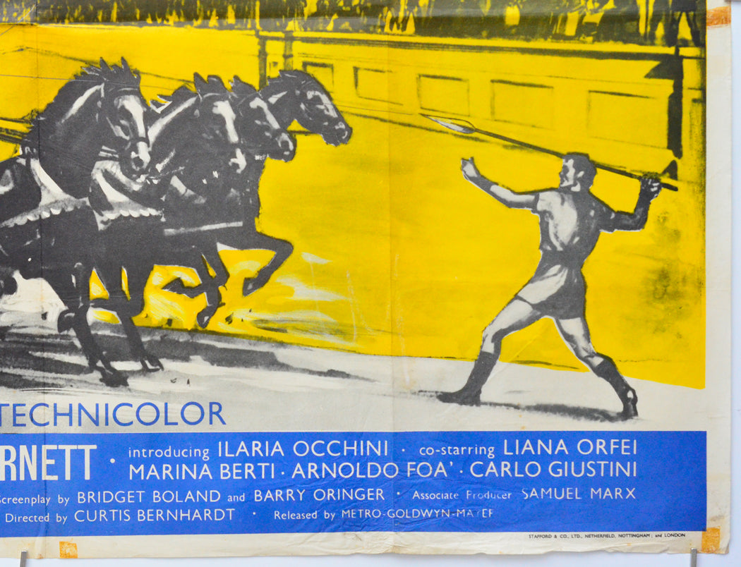 The Tyrant Of Syracuse (Bottom Right) Cinema Quad Movie Poster 