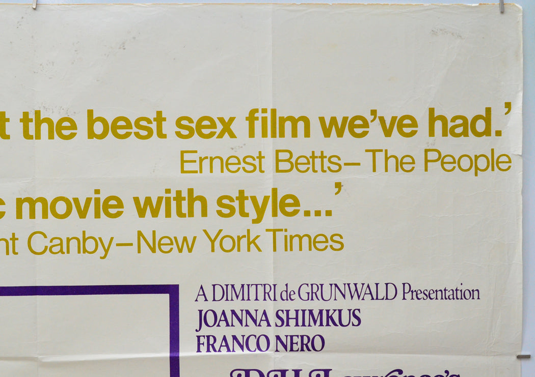 The Virgin And The Gypsy (Top Right) Cinema Quad Movie Poster 