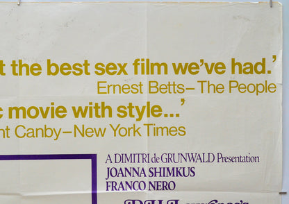 The Virgin And The Gypsy (Top Right) Cinema Quad Movie Poster 