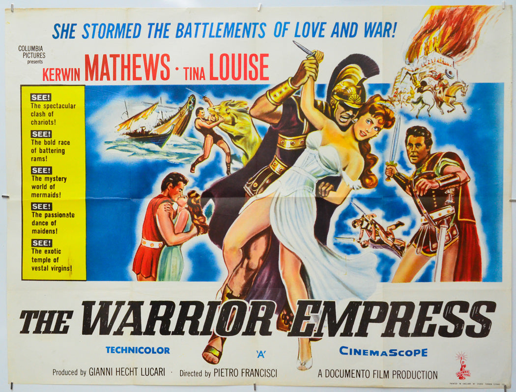 The Warrior Empress - Original Quad Poster - Film Poster - Movie Poster