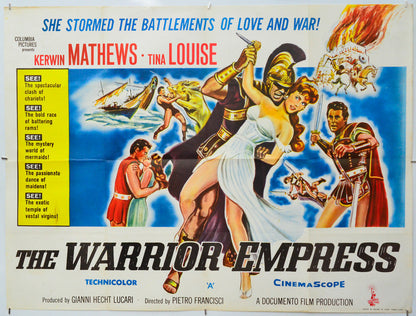 The Warrior Empress - Original Quad Poster - Film Poster - Movie Poster