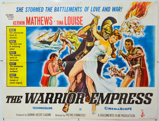 The Warrior Empress - Original Quad Poster - Film Poster - Movie Poster
