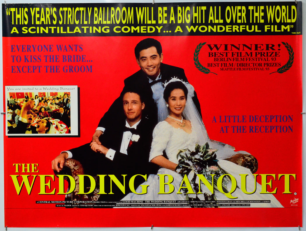 The Wedding Banquet - Original Quad Poster - Film Poster - Movie Poster