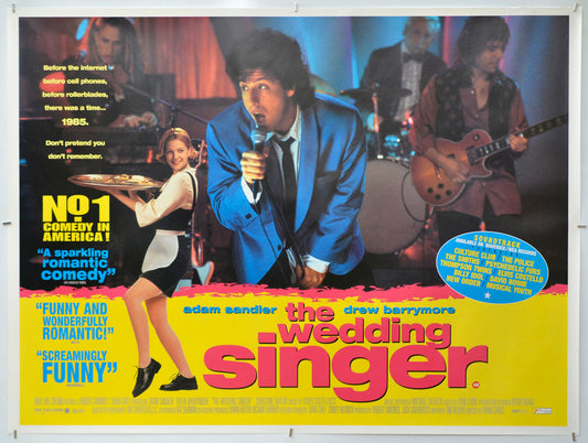 The Wedding Singer - Original Quad Poster - Film Poster - Movie Poster