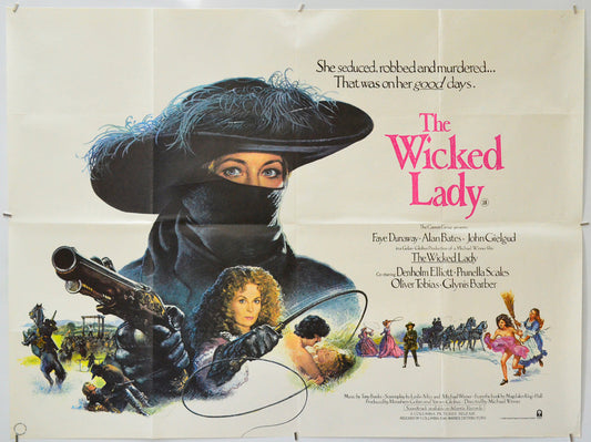 The Wicked Lady - Original Quad Poster - Film Poster - Movie Poster