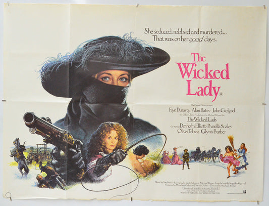 The Wicked Lady - Original Quad Poster - Film Poster - Movie Poster