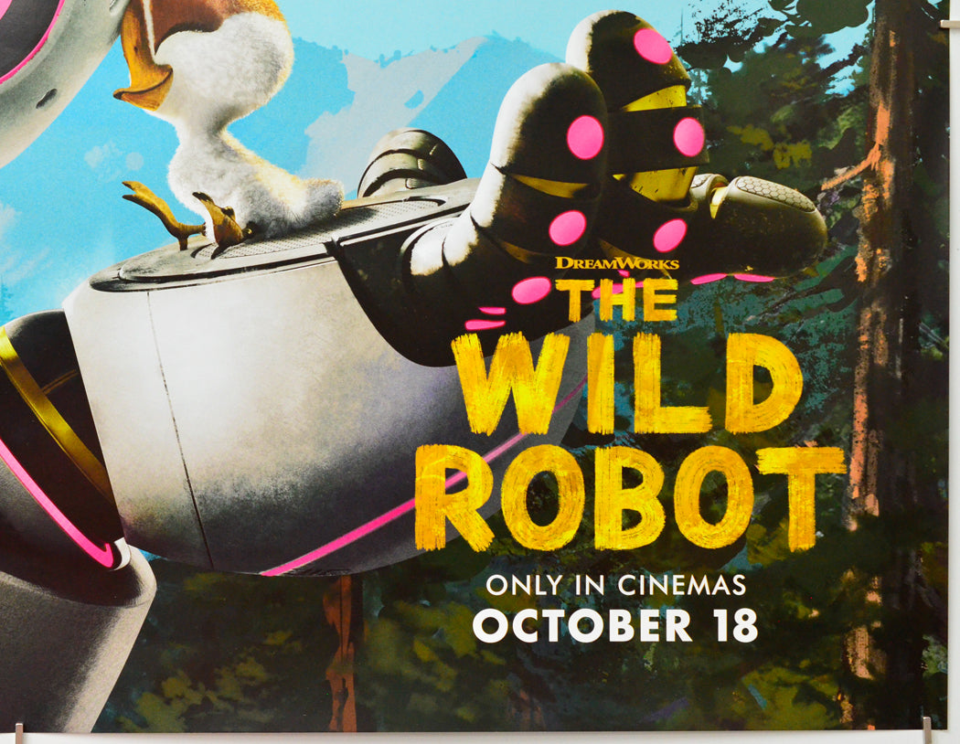 The Wild Robot (Bottom Right) Cinema Quad Movie Poster 