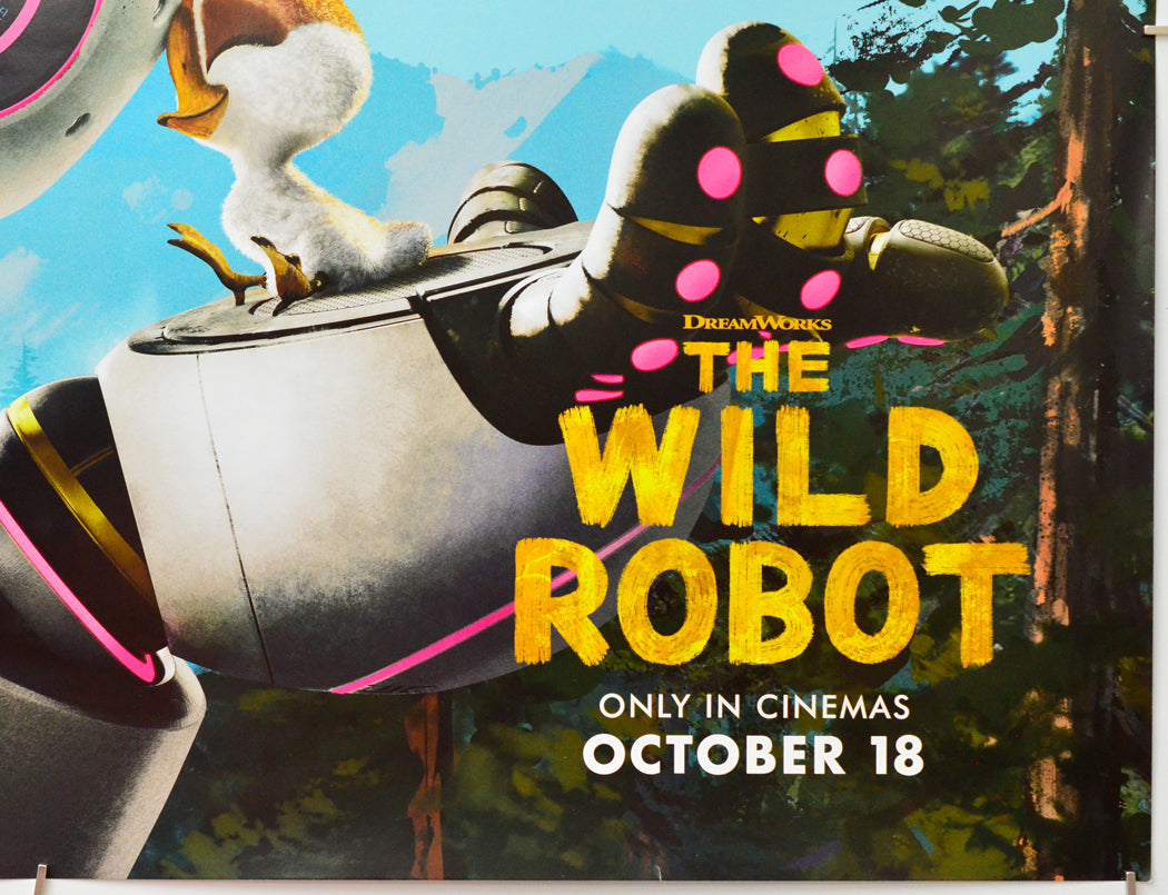 The Wild Robot (Bottom Right) Cinema Quad Movie Poster 