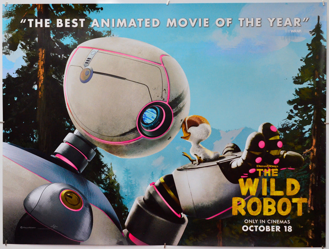 The Wild Robot - Original Quad Poster - Film Poster - Movie Poster