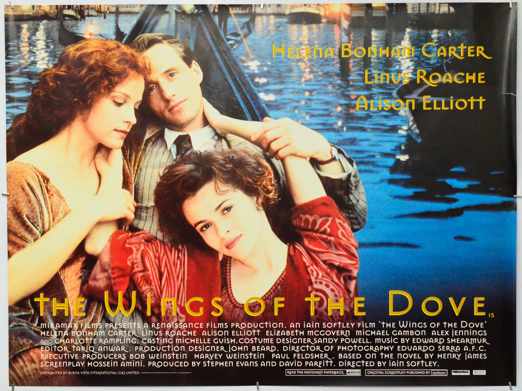 The Wings Of The Dove - Original Quad Poster - Film Poster - Movie Poster