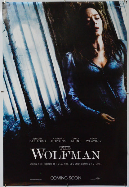 The Wolfman - Original One Sheet Poster - Film Poster - Movie Poster 