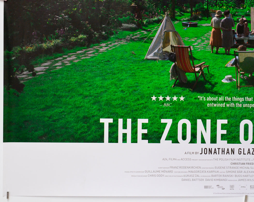 The Zone Of Interest (Bottom Left) Cinema Quad Movie Poster 