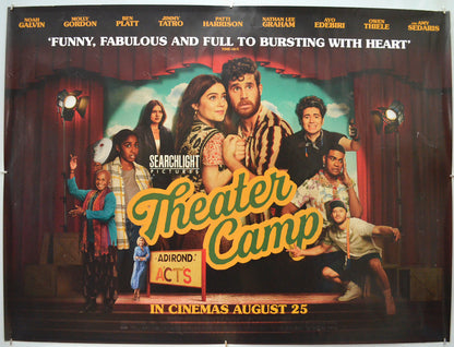 Theater Camp (Teaser / Advance Version) Original Quad Poster - Film Poster - Movie Poster