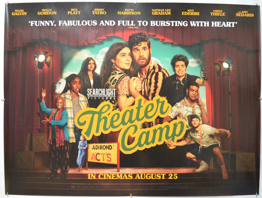 Theater Camp (Teaser / Advance Version) Original Quad Poster - Film Poster - Movie Poster