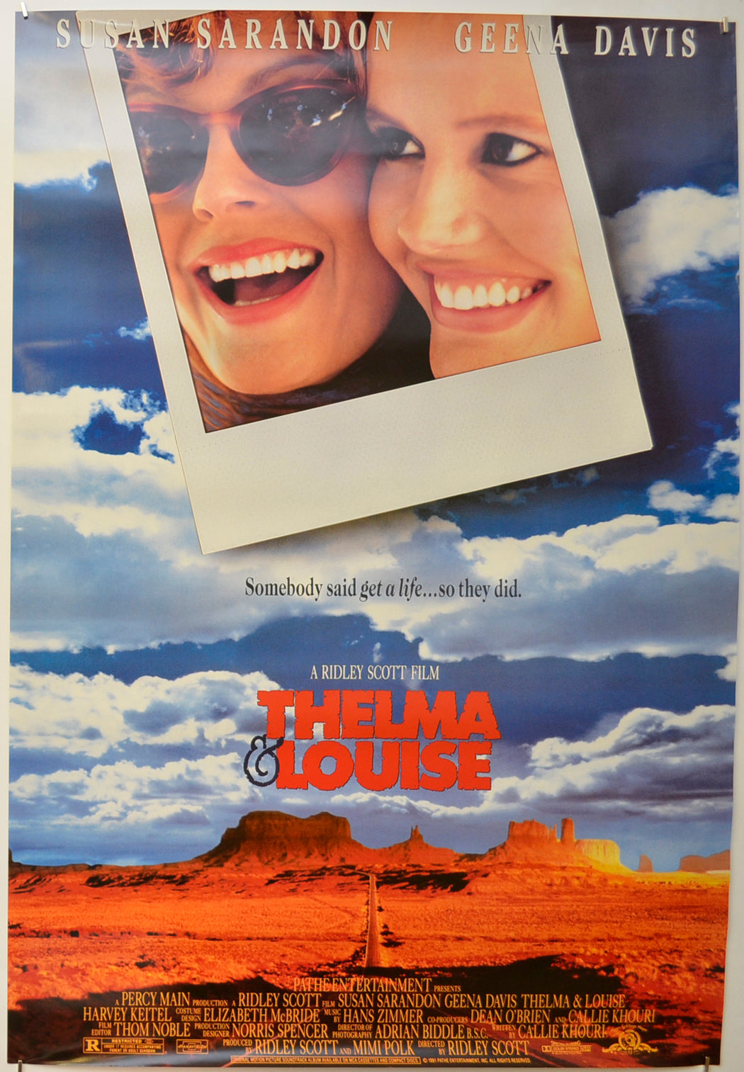 Thelma And Louise Original One Sheet Poster - Film Poster - Movie Poster  