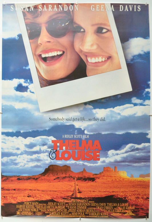 Thelma And Louise  Original One Sheet Poster - Film Poster - Movie Poster