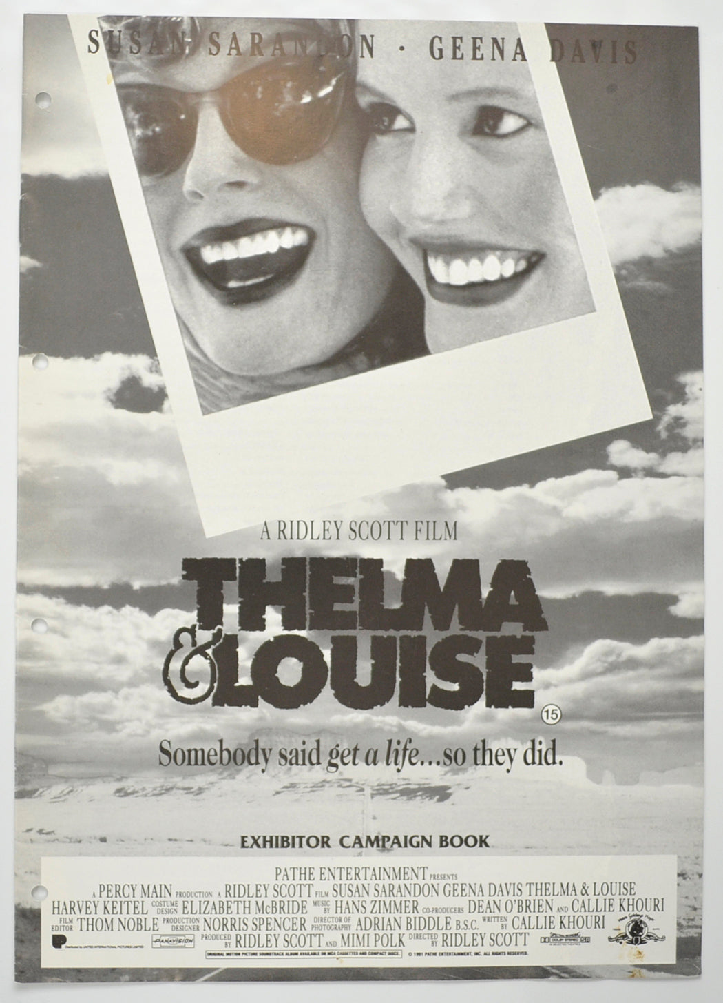 Thelma And Louise Original 8 Page Cinema Exhibitors Campaign Pressbook (UK)