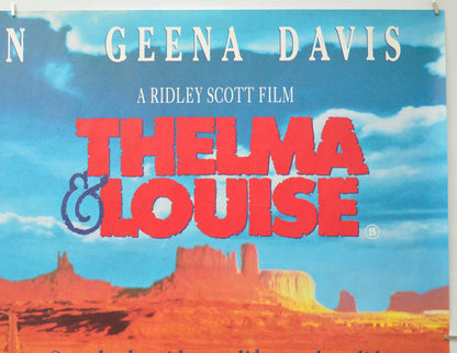 THELMA AND LOUISE (Top Right) Cinema Quad Movie Poster 