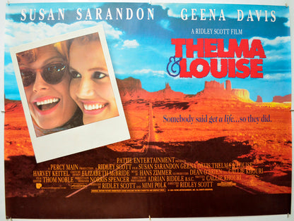 Thelma And Louise Original Quad Poster - Film Poster - Movie Poster