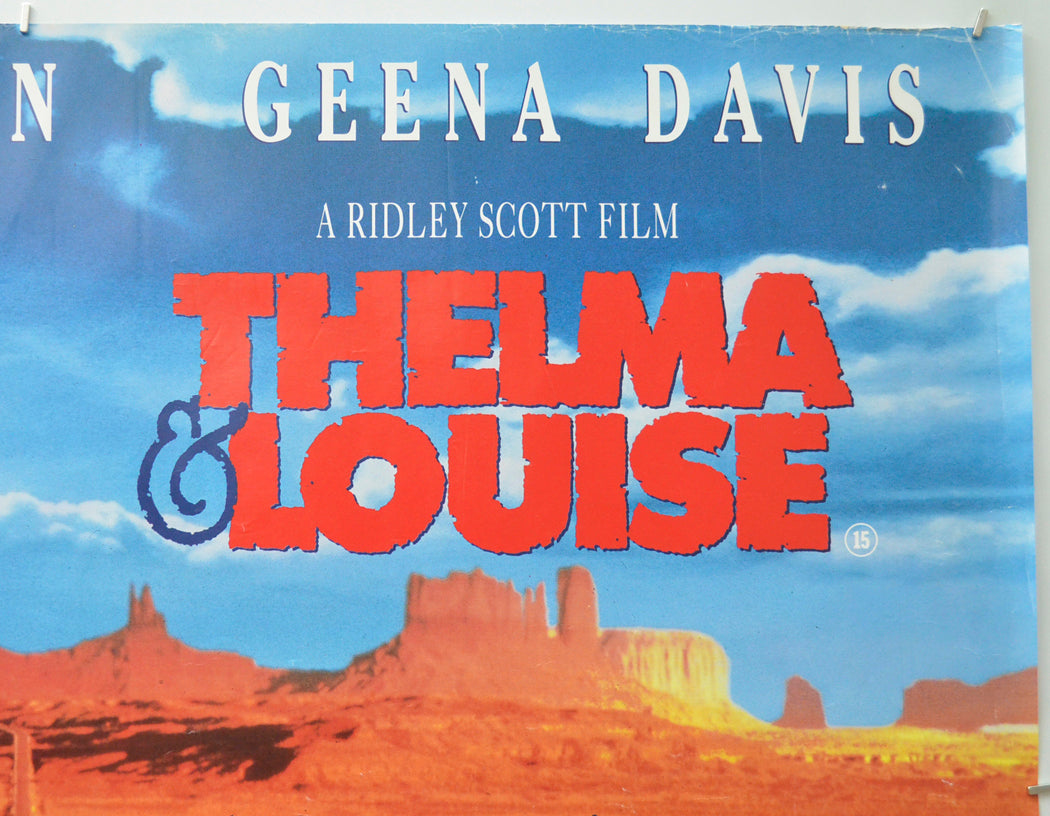 THELMA AND LOUISE (Top Right) Cinema Quad Movie Poster 