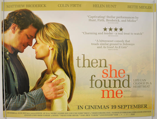 Then She Found Me   Original Quad Poster - Film Poster - Movie Poster 