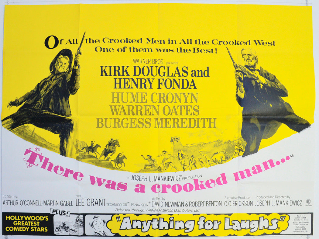 There Was A Crooked Man  Original British Quad Poster - Film Poster - Movie Poster 