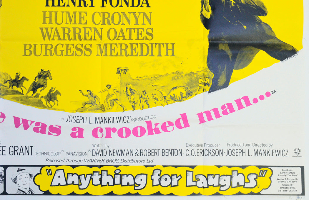 THERE WAS A CROOKED MAN (Bottom Right) Cinema Quad Movie Poster 