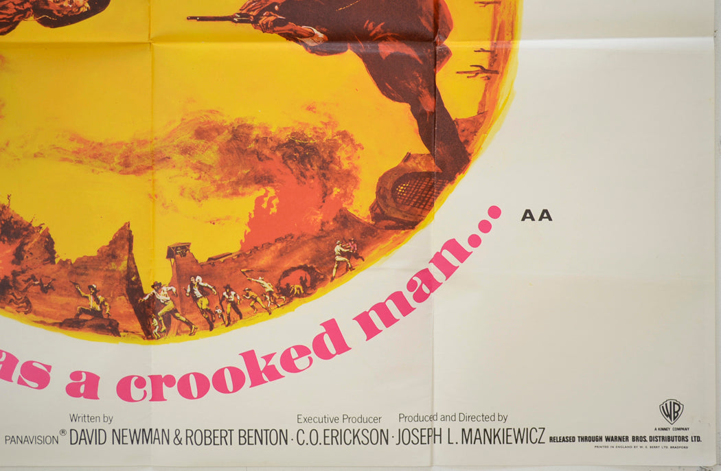 THERE WAS A CROOKED MAN (Bottom Right) Cinema Quad Movie Poster 